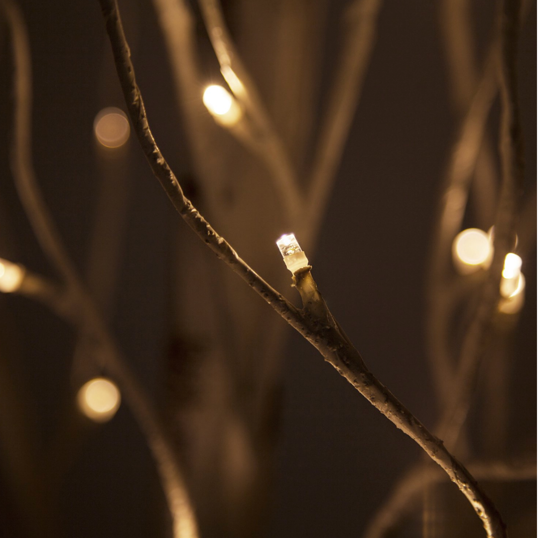 Xmas Decorative LED USB Birch Twig Tree Indoor Outdoor Use | Warm LED ...