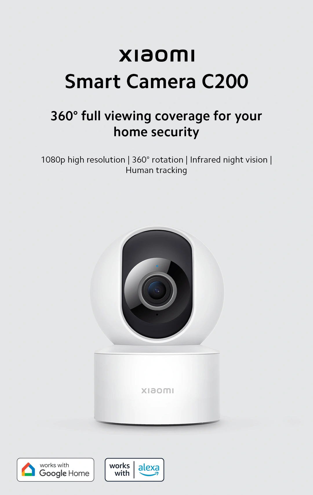 Mi Home Smart Camera C200 Xiaomi Mi Smart Camera C200 White Home