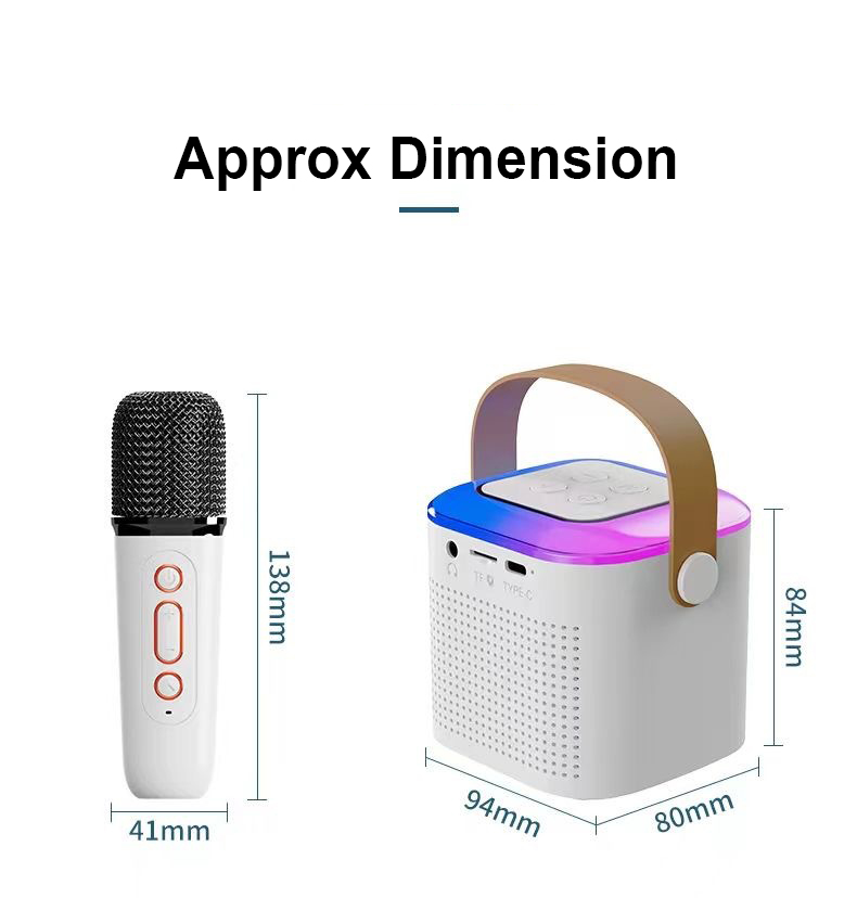 Mini Portable microphone audio integrated microphone home karaoke home ...