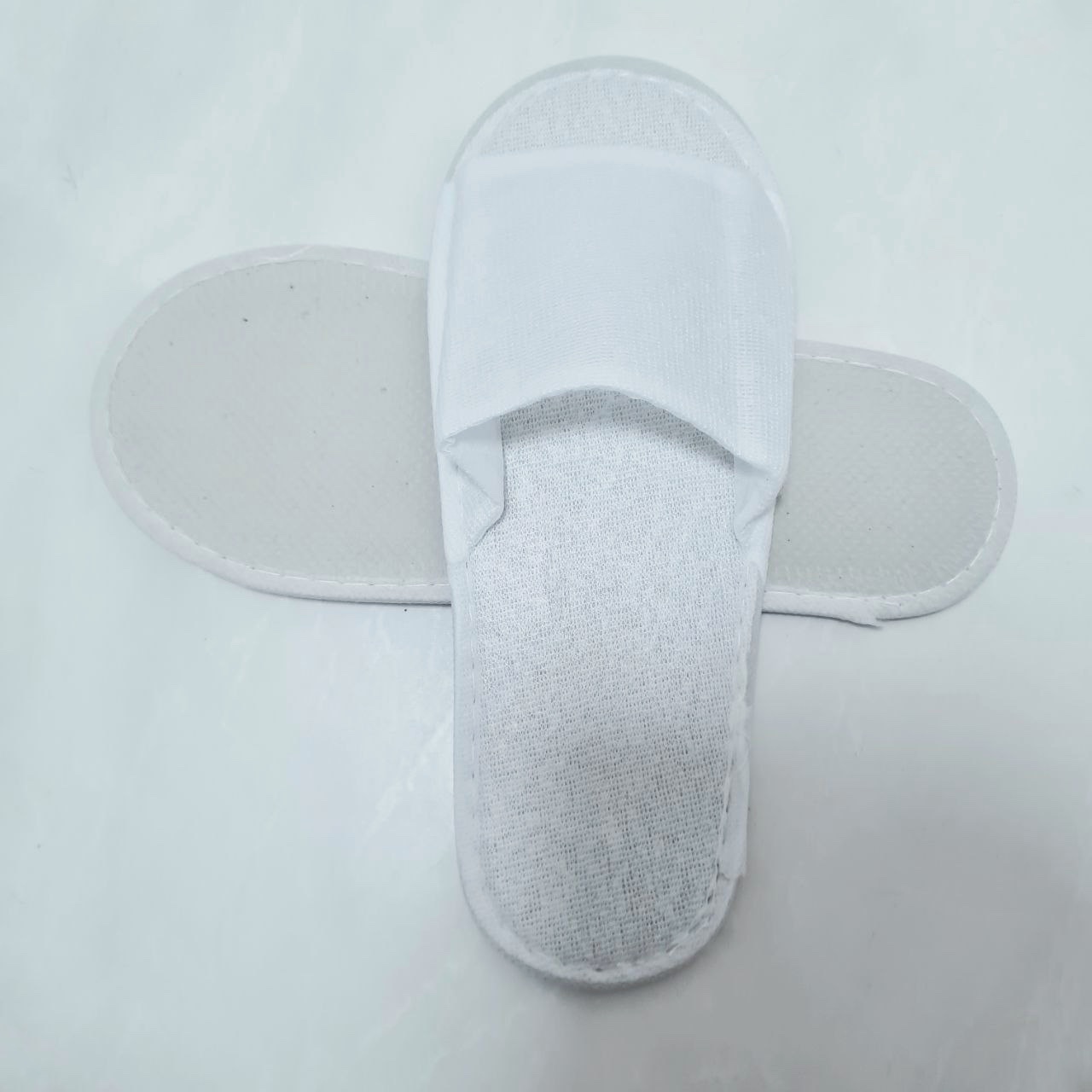 White spa store slippers