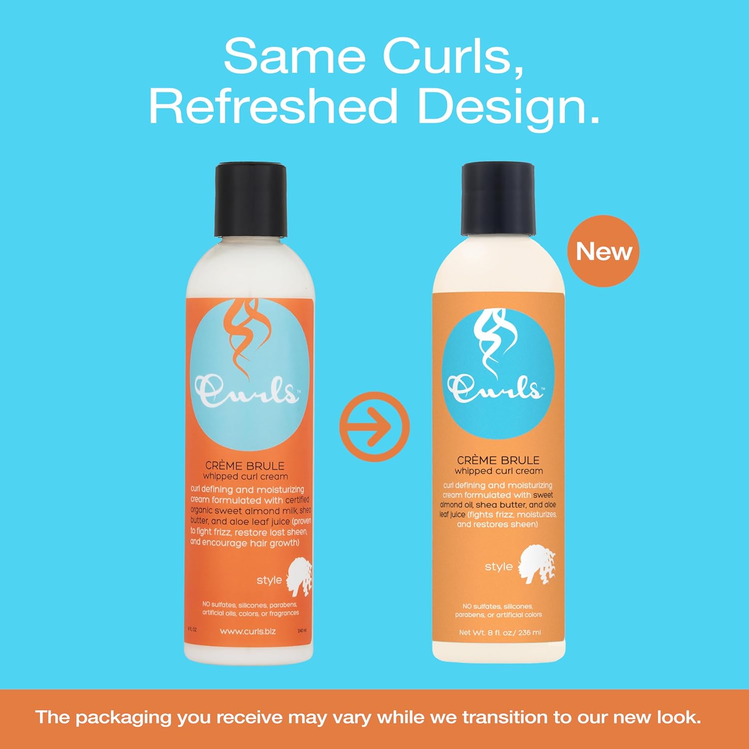 🌟💯% AUTHENTIC🌟 Curls Creme Brule Whipped Curl Cream 8oz / 236 ml ...