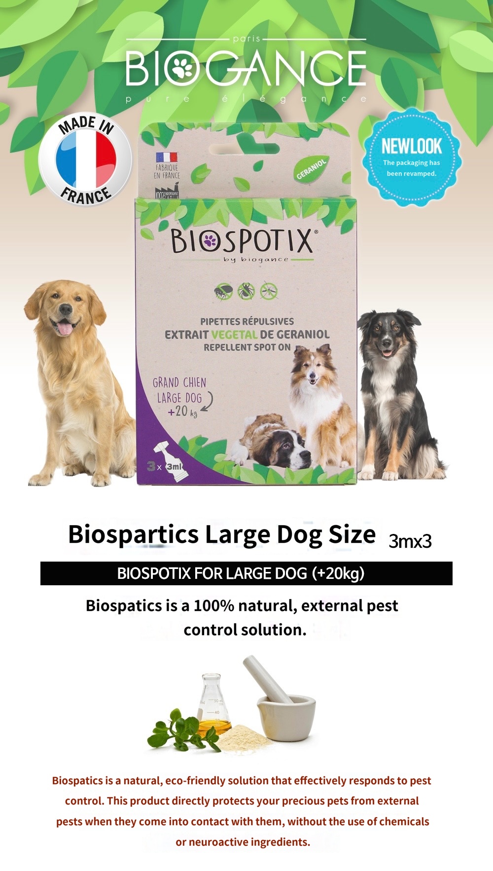 Curated visual reference: Gallery Detail: 514 Biospotix Natural Flea Tick Repellent Spot On