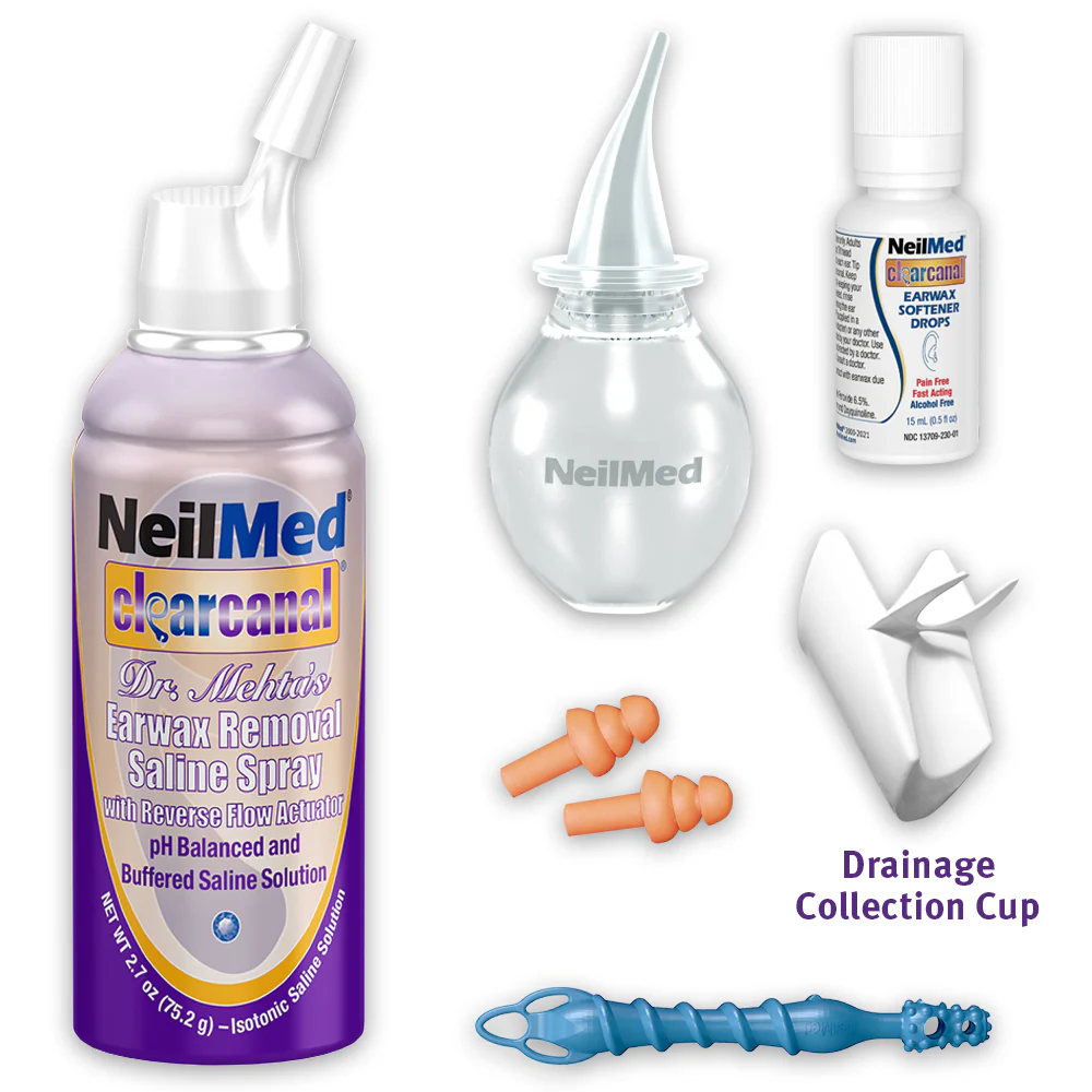 Neilmed Clearcanal Earwax Removal Complete Kit (75.2 G) | Shopee Singapore