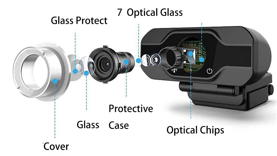 [SG Stock] 1080P 2K FULL HD Webcam Web Camera with Microphone 360 ...