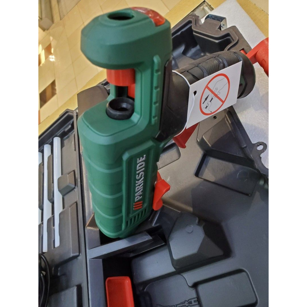 Parkside PHP 500 E3 Hot Glue Gun | 500W with 3 Glue Sticks + Carry Case ...