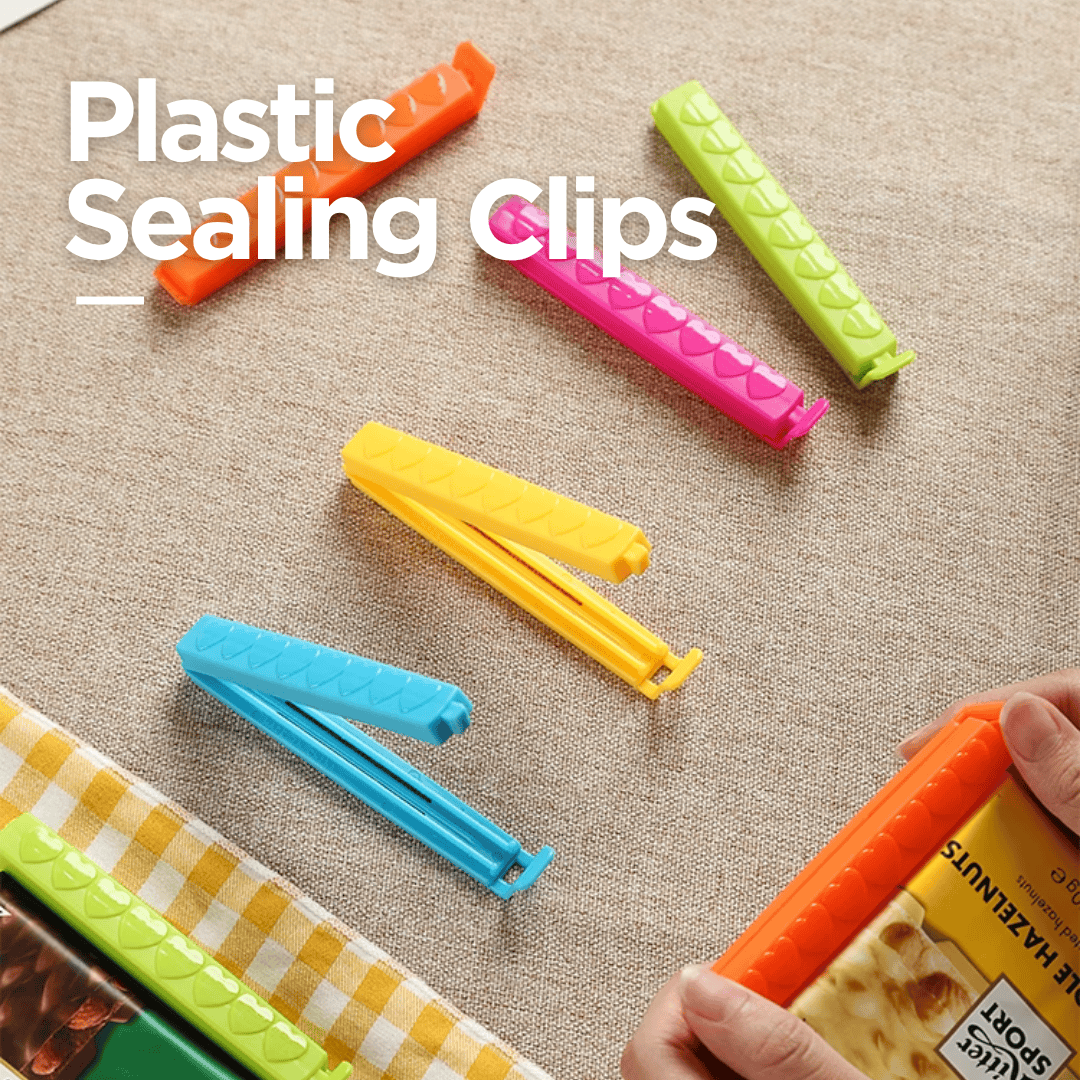 Plastic Sealing Clips for Food Snack Bag Clip Food Storage Clip ...