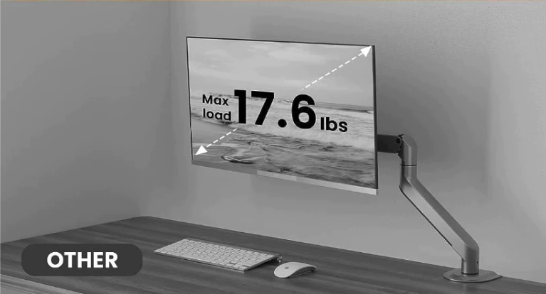 Monitor Arm dual Universal Adjustable Height Angle Desktop Mount ...