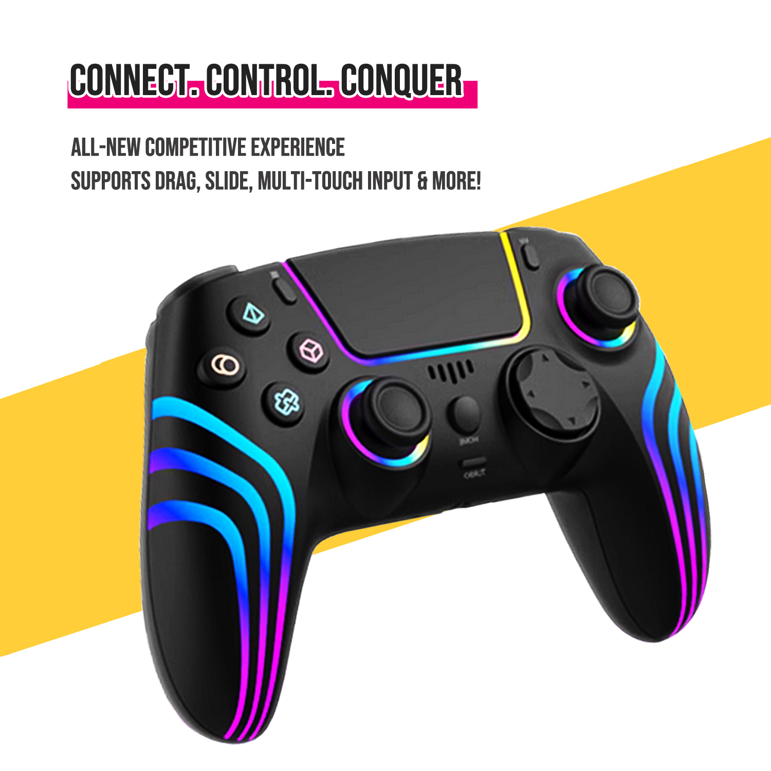 【SG】 Playstation Wireless RGB Haptic Game Controller DualSense Touchpad ...