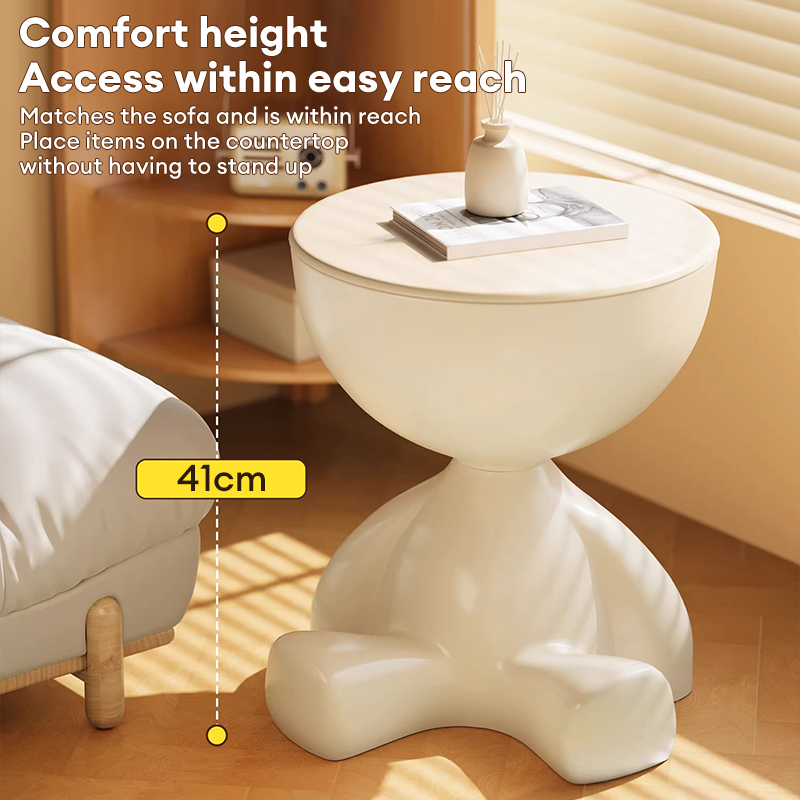 SNB Creative Bedside Table Home Sofa Side Table Movable Shelf Bedroom ...