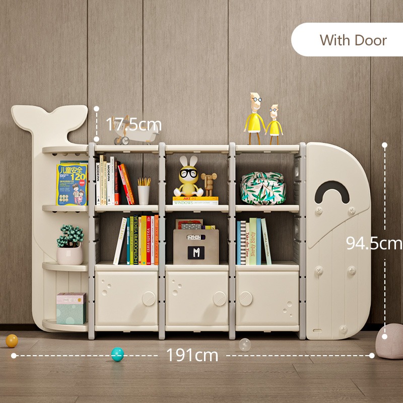 Tutusbaby Kids Book Shelf - Fish (with / without door) | Shopee Singapore