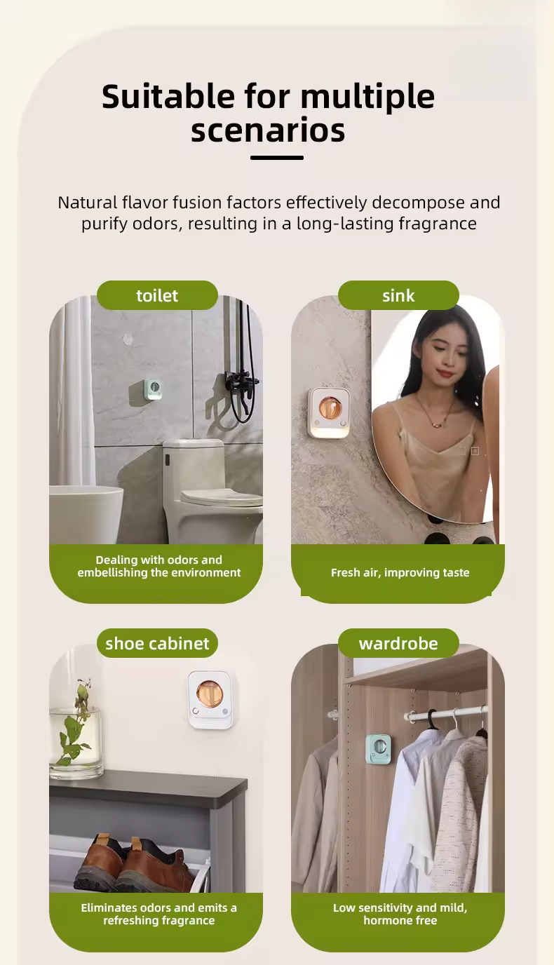 Automatic Motion Sensor Fragrance Diffuser for Home Bathroom Fragrance ...