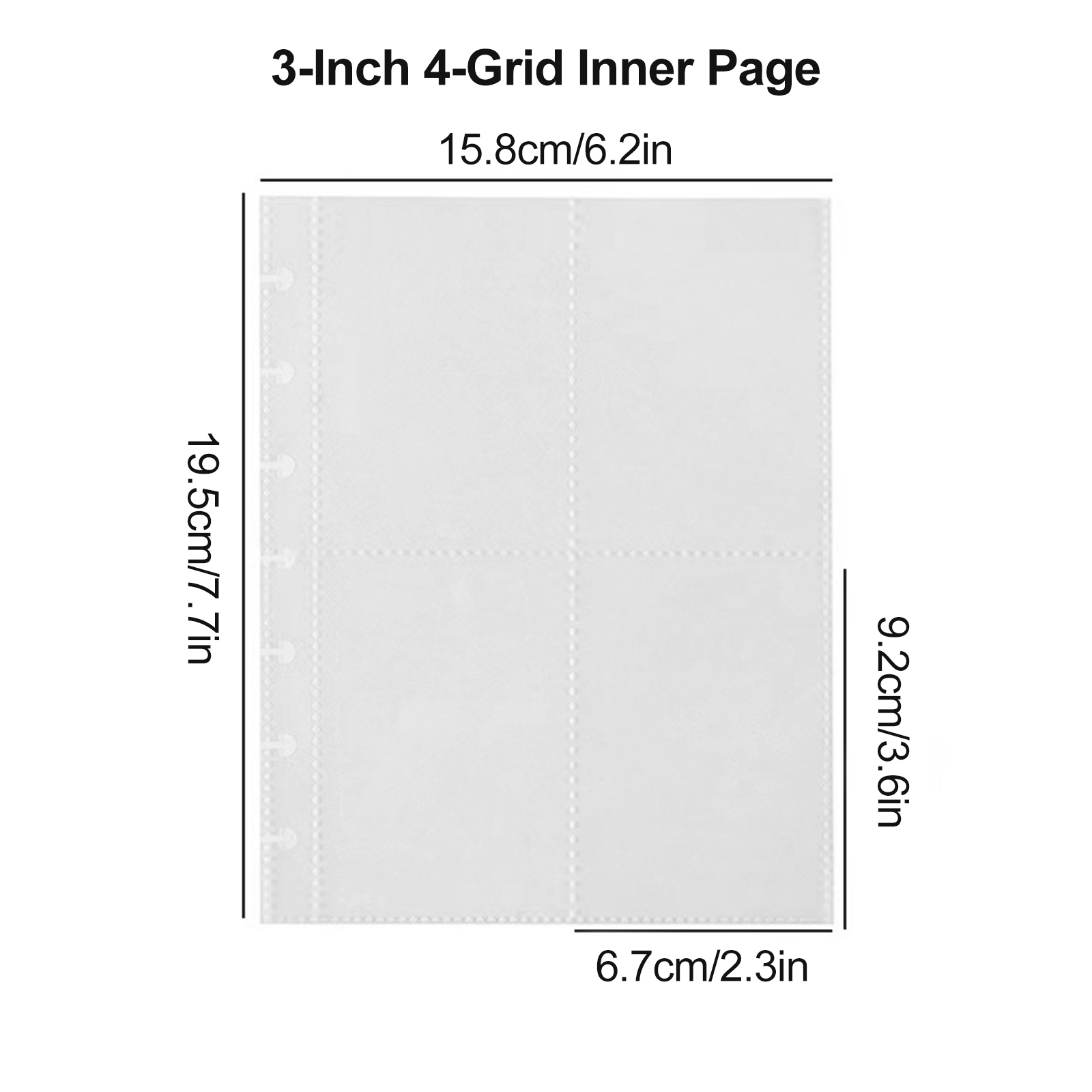 ⭐SG Stock⭐Photocard Binder Album 3 Inch 4-Grid 9-Grid A4 Storage Book ...