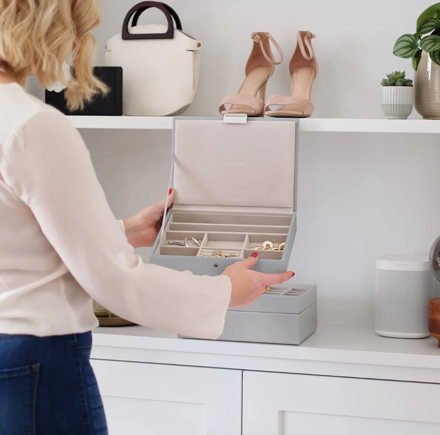 STACKERS Classic 3-in-1 Jewellery Organiser Box Set (Personalisable ...