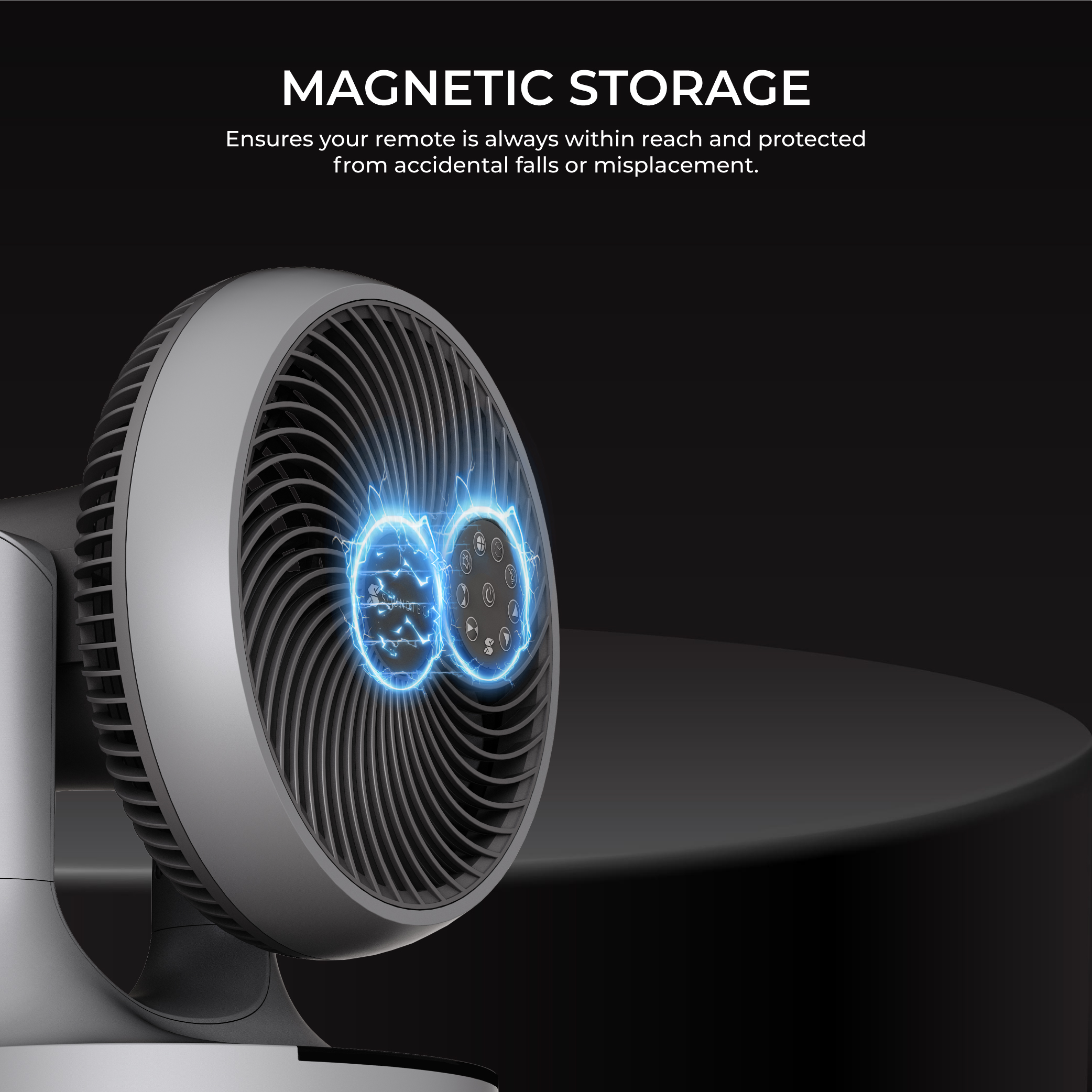 SOUNDTECH ACF-4 8 inch BLDC Motor Storm Air Circulator Desk Fan ...