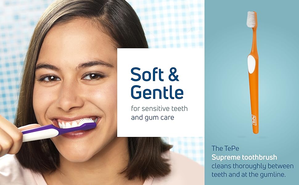 TePe Supreme/Compact Soft Toothbrush | Shopee Singapore