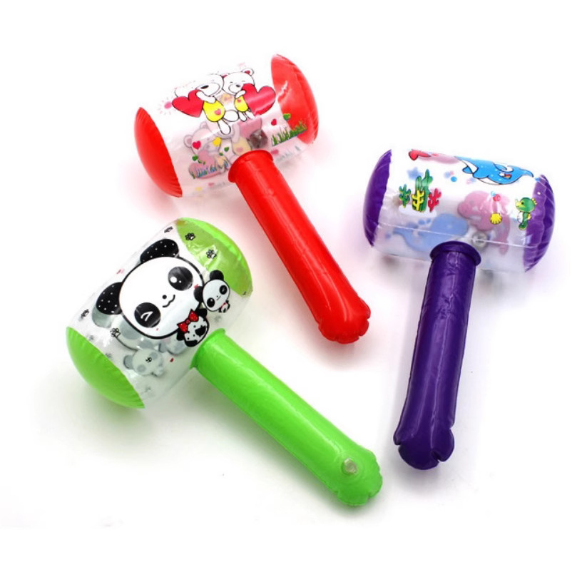 [SG Local Stock] Children's Toy Hammer Cartoon Inflatable Hammer With ...