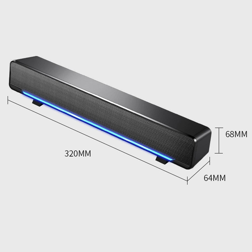 MSA Haut-Parleur De Musique Stéréo Filaire Usb Bass Surround Sound Box