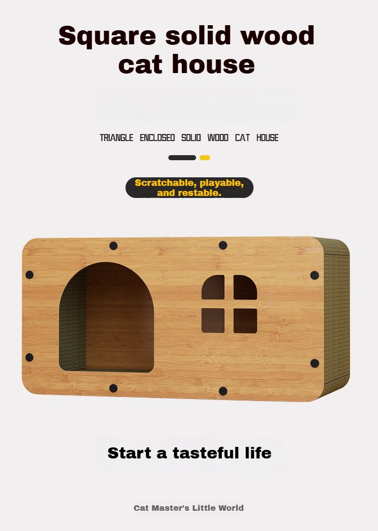 【SG Stock】Cat Scratcher Cat House Cat Nest 3in1 Wear-Resistant and Non ...