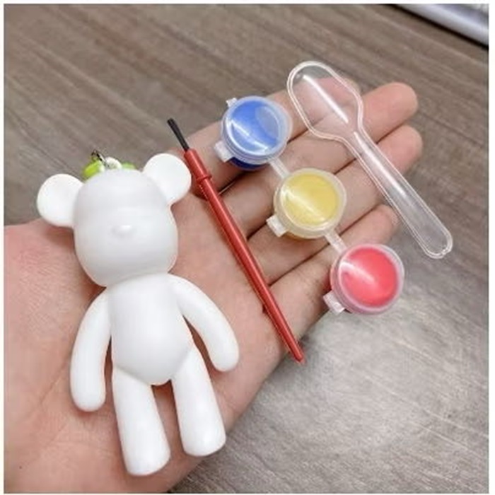 DIY BrickBear Bear Painting Set with Keychain Bear Keychain Goodie Bag ...