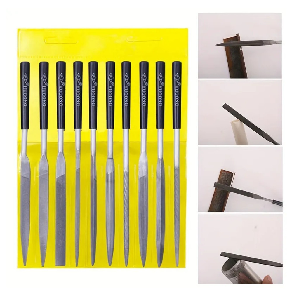 (FOREVER PREMIUM) 5Pcs/ 10Pcs Hand Mini Filer Needle Metal File Set DIY ...