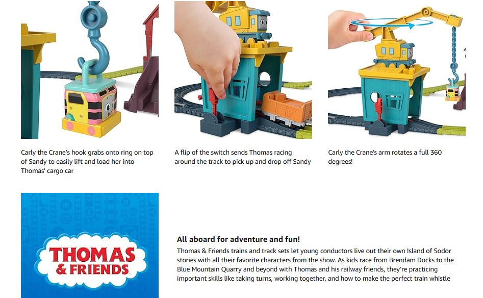 Fisher Price Thomas & Friends Fix 'em Up Friends Train and Track Set ...