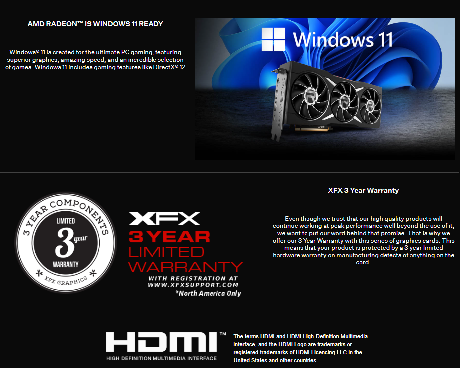 XFX RX 9070XT Swift OC 16GB Graphic Card (3 Fan) - Black & White ...