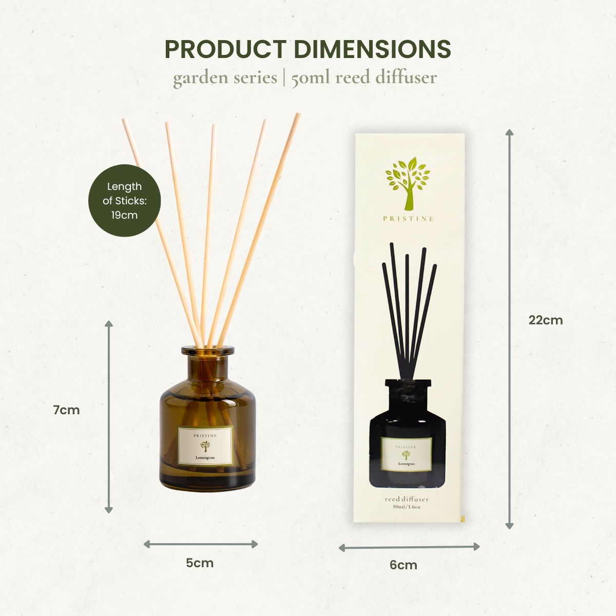 Pristine Reed Diffuser 5 Pack Bundle | Garden Scent | Essential Oil | 5 ...