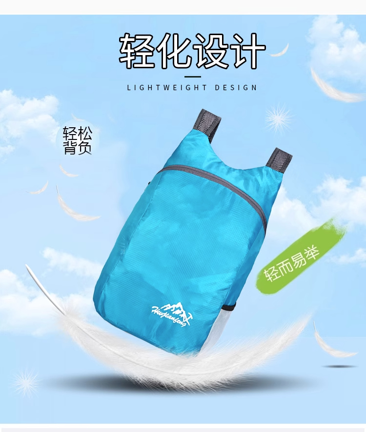 Foldable Travel Backpack Bag (Pocket Sized When Folded), Up to 20L ...