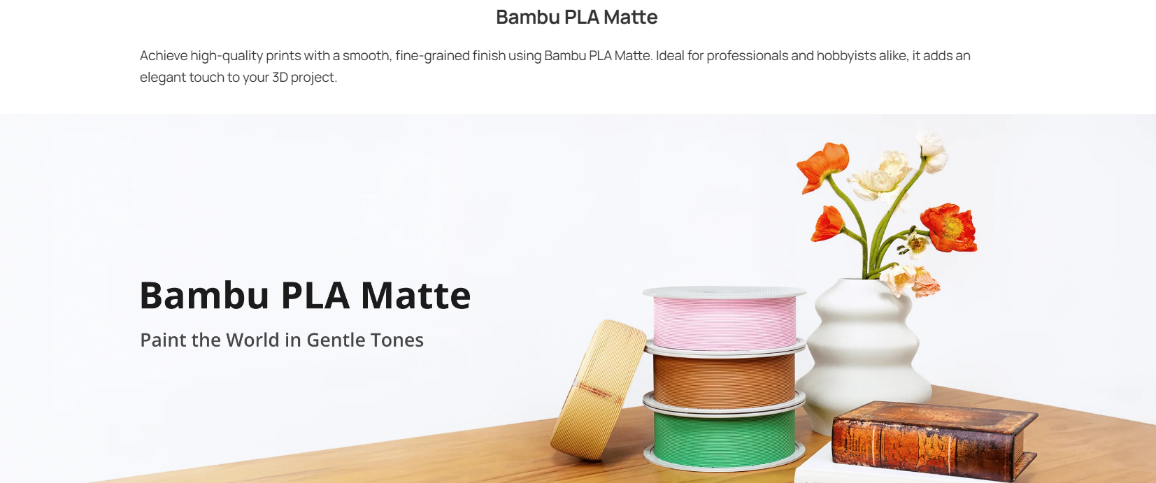 [SG Stock] Bambu Lab PLA Matte Filament | Shopee Singapore