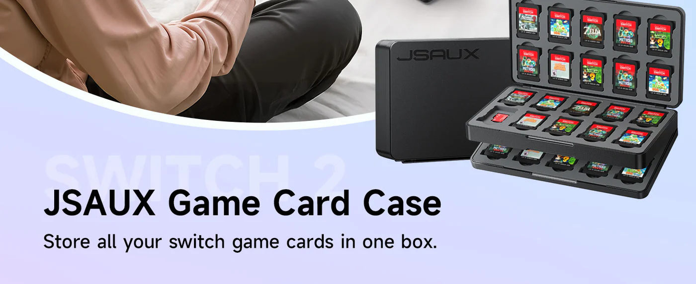 Official JSAUX Game Card Case 40 for Nintendo Switch 2 | Shopee Singapore