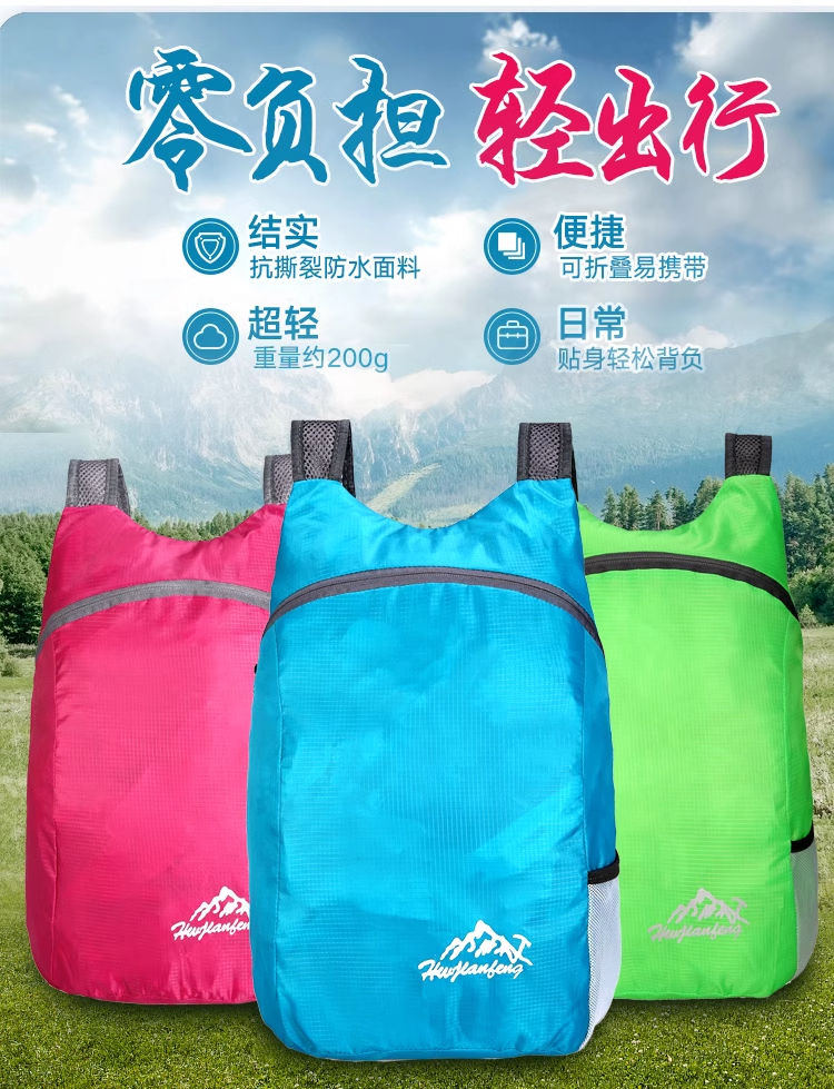 Foldable Travel Backpack Bag (Pocket Sized When Folded), Up to 20L ...