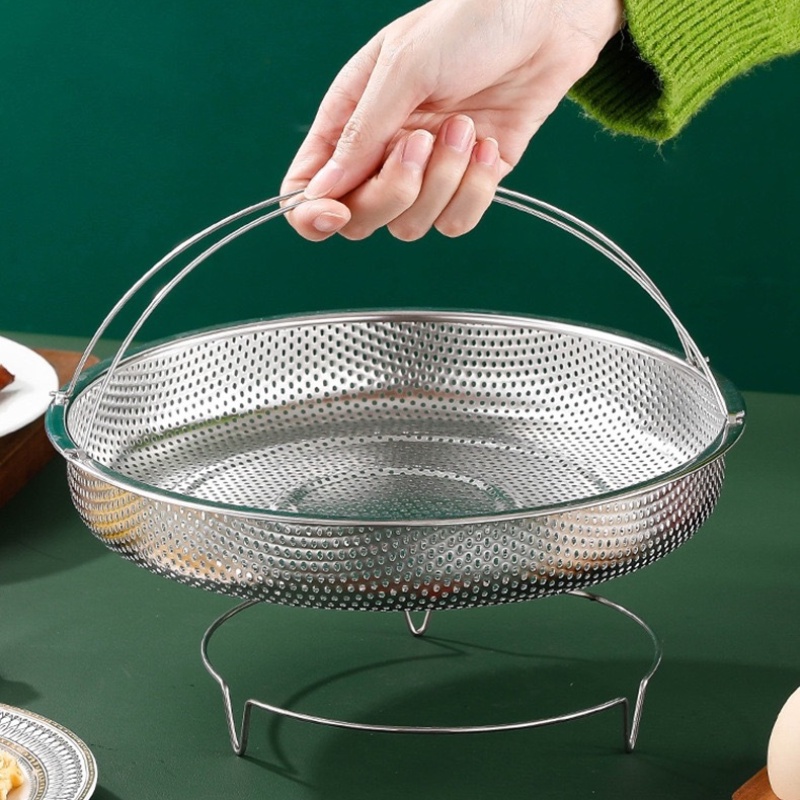 [SG] Steamer Pot Steamer Rack Stainless Steel Basket Steamer Steamer ...