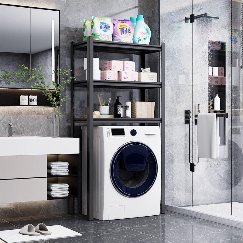 【Sg Stock】Washing machine rack, drum flip cover storage rack ...
