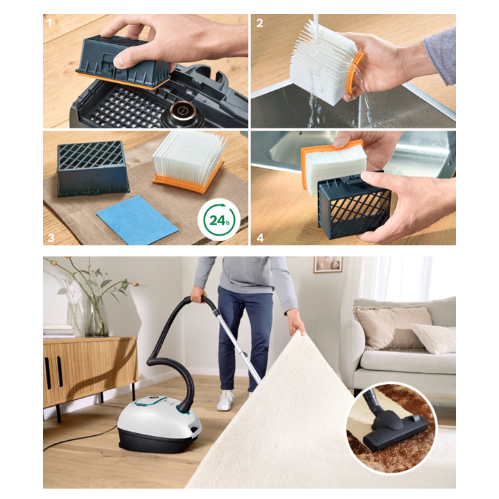 Bosch BGB41HYGGB Canister Vacuum Cleaner 10 Years Motor Warranty Series ...