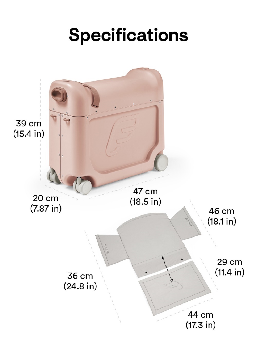 Stokke® JetKids™ by Stokke® BedBox™ - Kids Suitcase (Version 4 ...