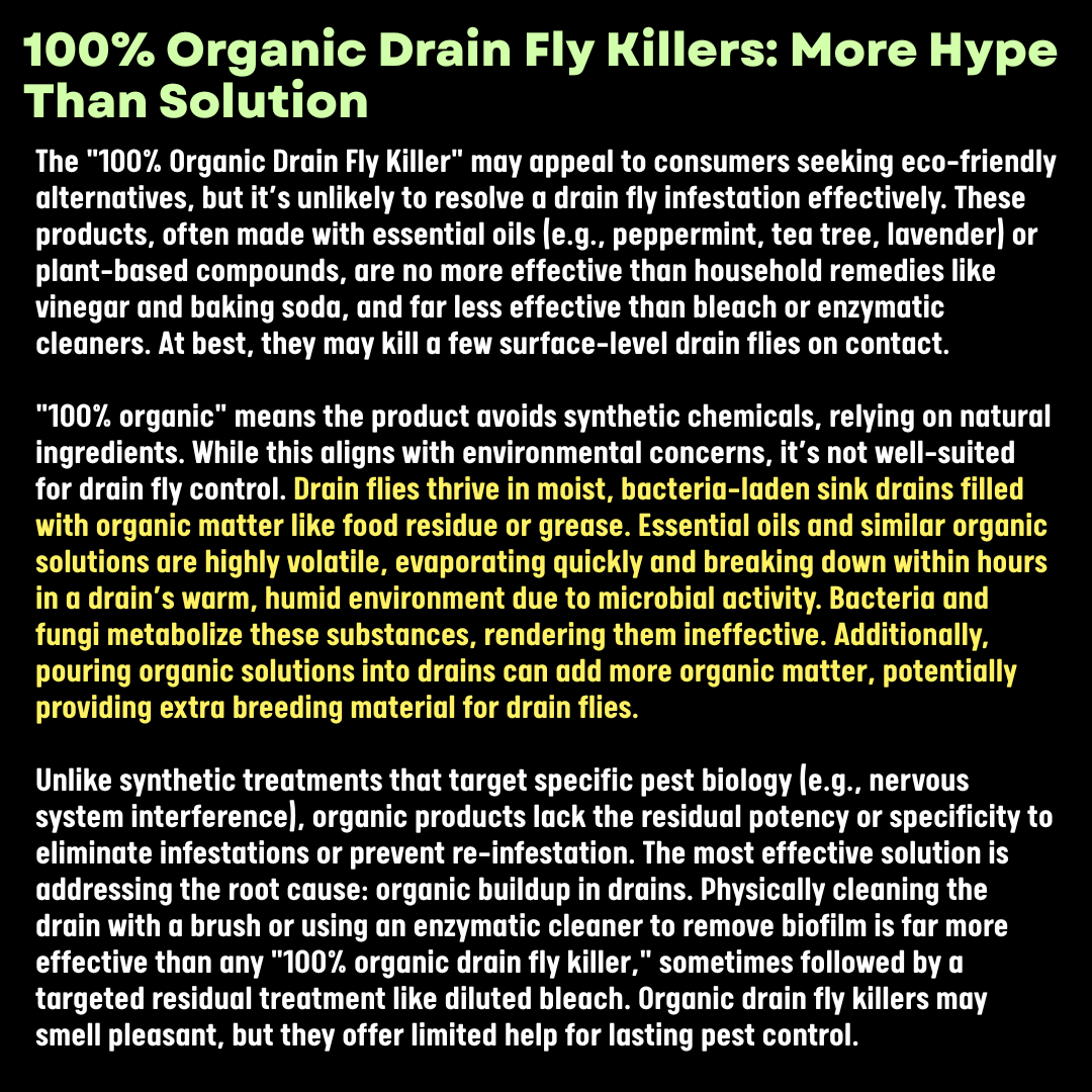 KILLit Drain Fly Killer (1000% Eliminate Infestation, Not Just Killing ...