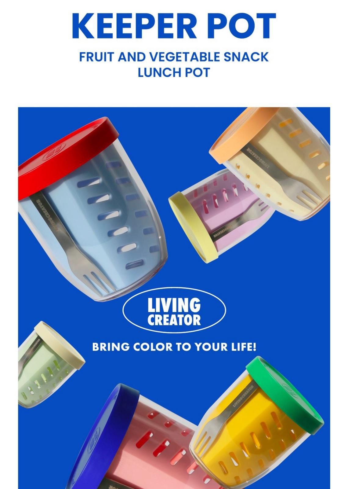 [Made in Korea] Living Creator Keeper Pot / ESSTEN Material / Multi ...