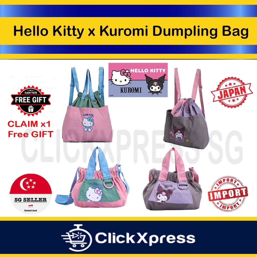 *INSTOCK-FREE GIFT*Sanrio JAPAN Dumpling Sling Backpack/Crossbody/Micro ...