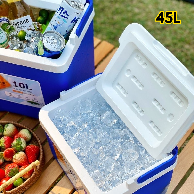 [SG SELLER] Cooler Food Large Fridge Ice Box Roller Wheel Waterproof ...