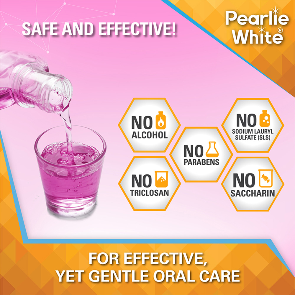 PEARLIE WHITE® Chlor Rinse Antiseptic Mouth Rinse 250ml x 12s (per ...