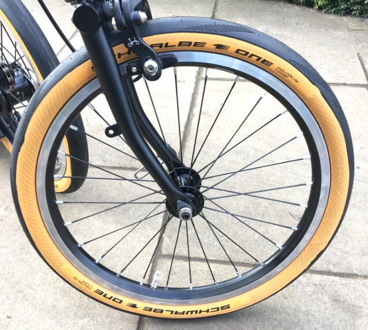 [SG SELLER] Schwalbe 349 Tan Wall Marathon Racer Bike 16inch 35-349 ...