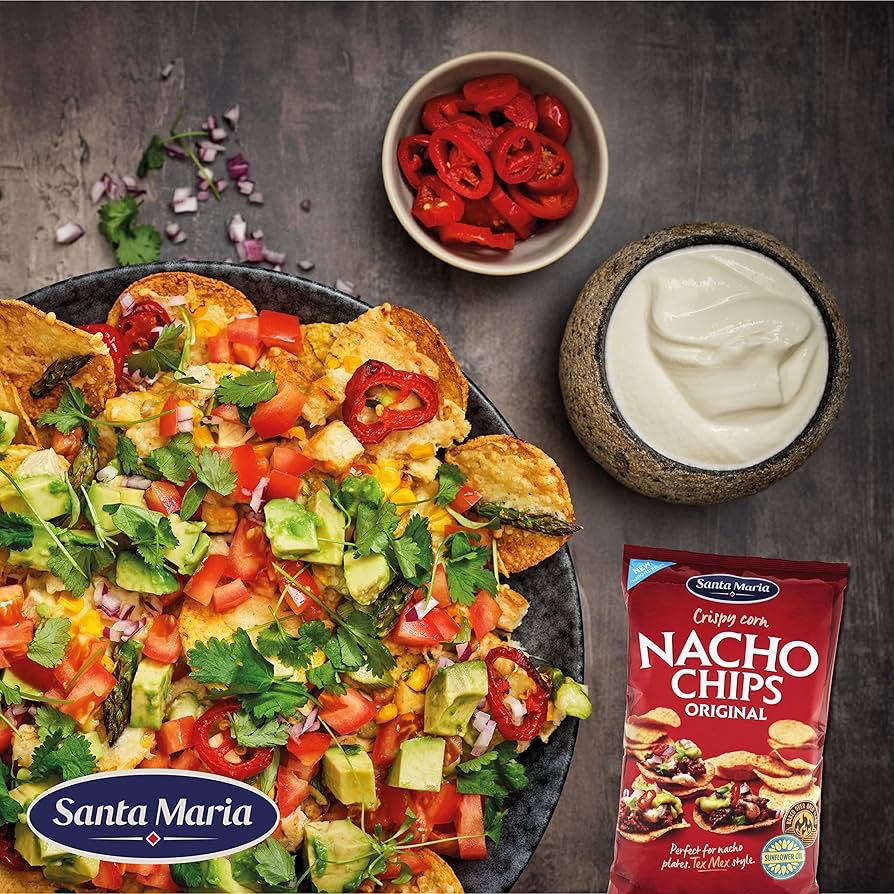 Santa Maria Nacho Chips Original 475g| Authentic Mexican | Crispy Tex ...