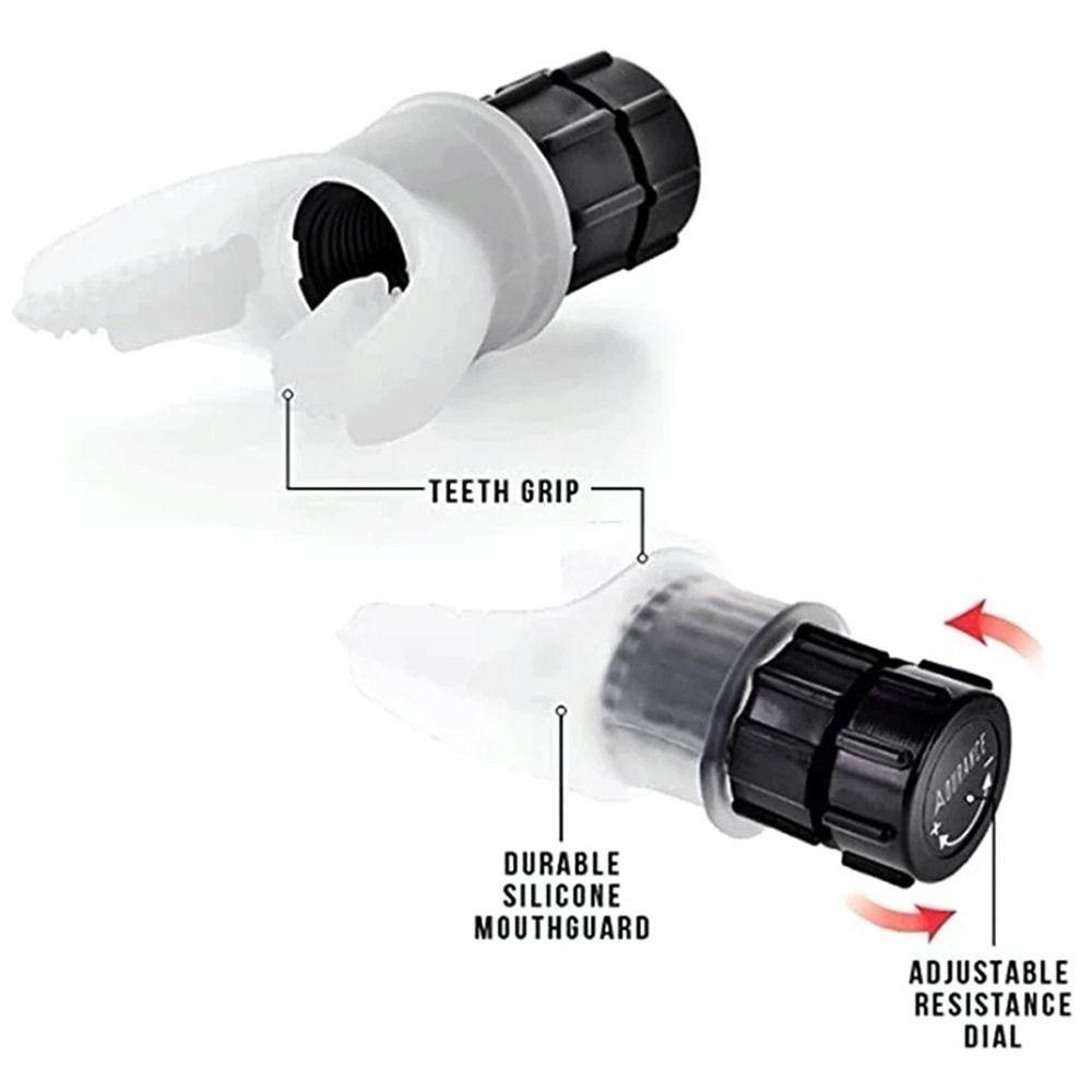 Lung Breathing Mouthpiece Respirator || Fitness Dilator Trainer ...