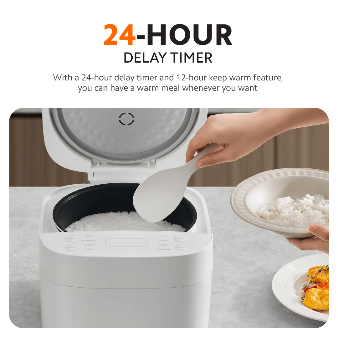 Xiaomi Smart Multifunctional Rice Cooker 8-in-1 Functionality 24-hour ...