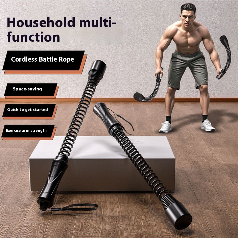 【READY SG】Arm strength training device cordless battle rope high ...