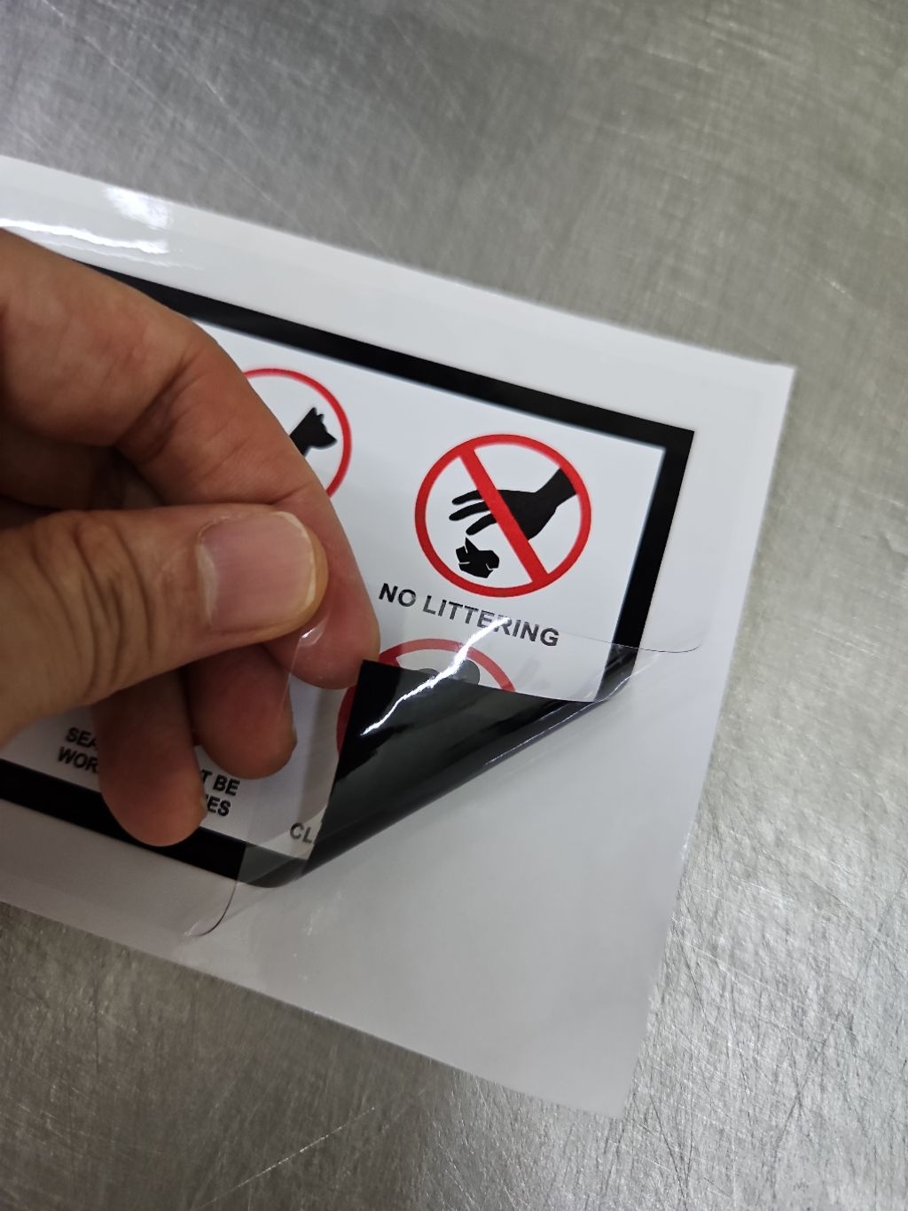 Phv, Taxi warning sign static cling decal reusable. | Shopee Singapore
