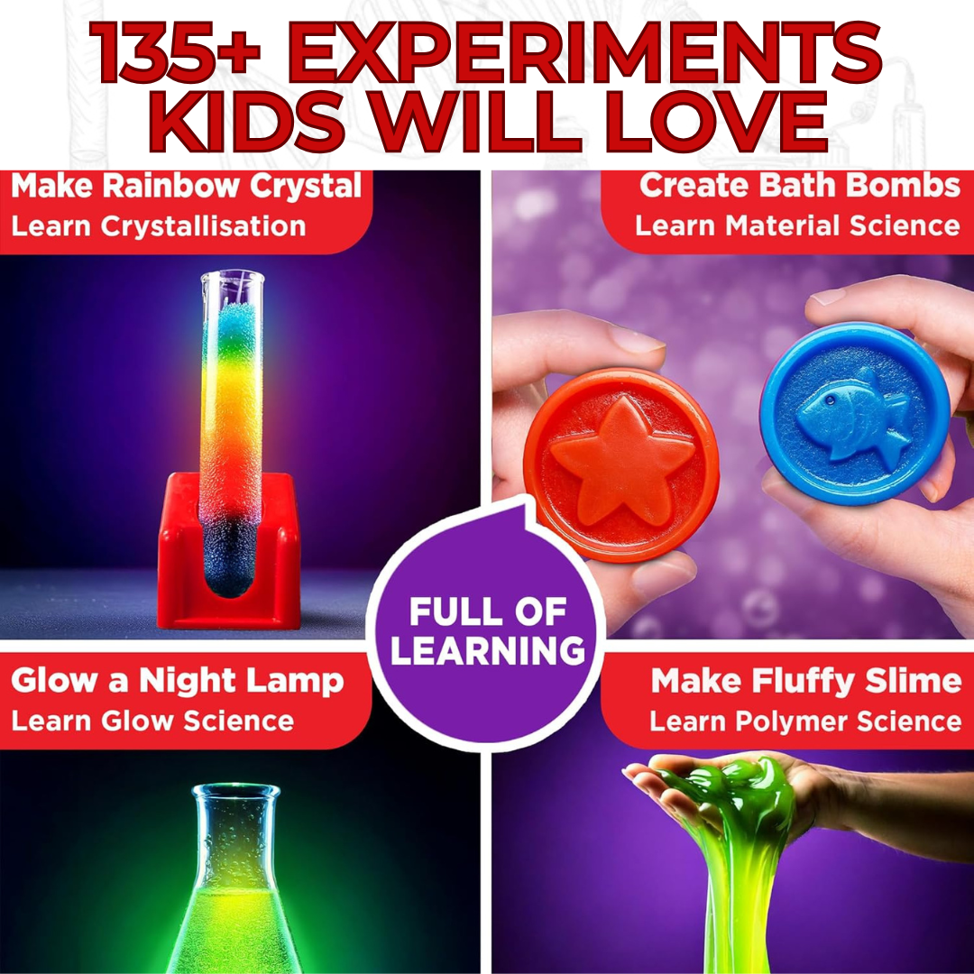 The Ultimate Series STEM Science Experiment Kit For Kids 135+ Advanced ...