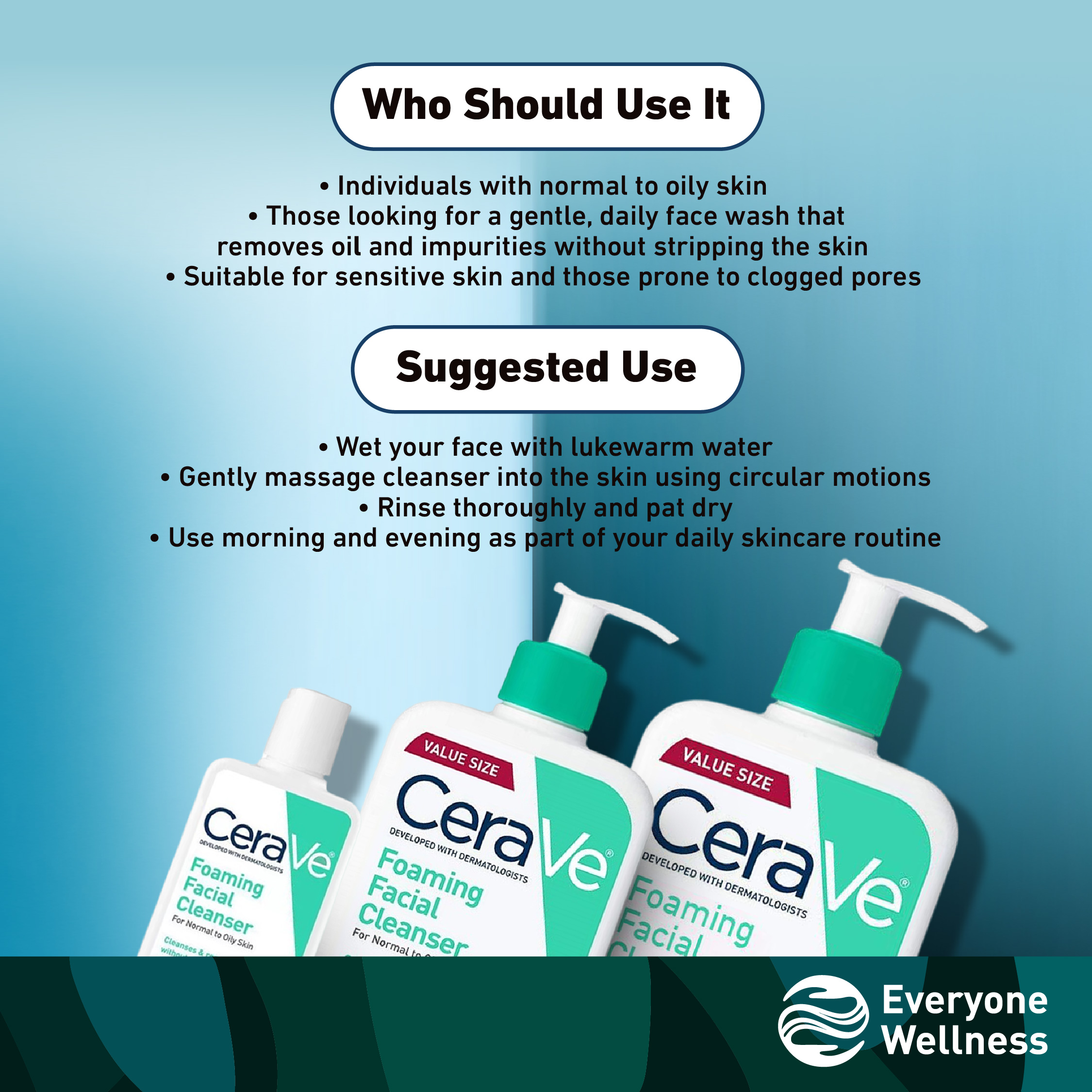 [Local Delivery] CeraVe Foaming Cleanser / Foaming Facial Cleanser ...