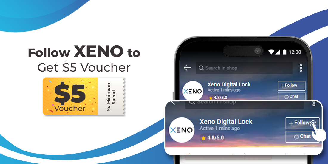 XENO Alexi ProMax Digital Door Lock and Gate Lock Bundle | Digital Door ...