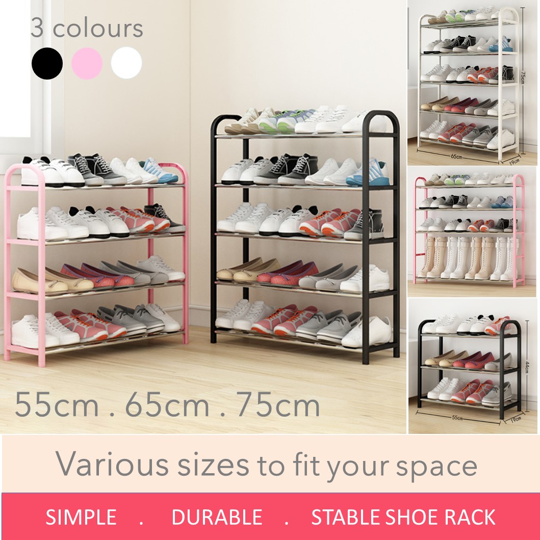 Simple Minimalist Shoe Rack 3/4/5 Tiers | Shopee Singapore